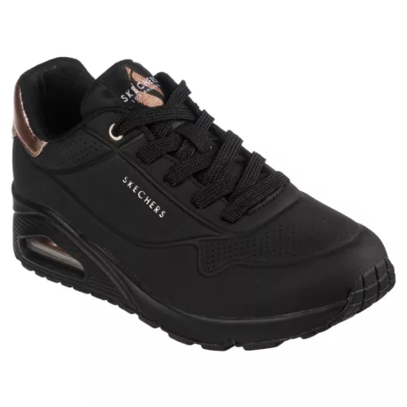 Кроссовки женские Skechers Uno - Golden Air черный 177094-BBK