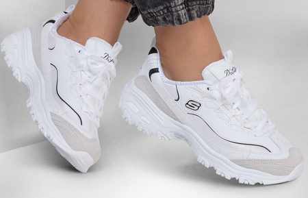 Кроссовки женские Skechers D'Lites белый 150231-WBK