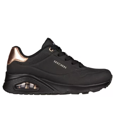 Кроссовки женские Skechers Uno - Golden Air черный 177094-BBK