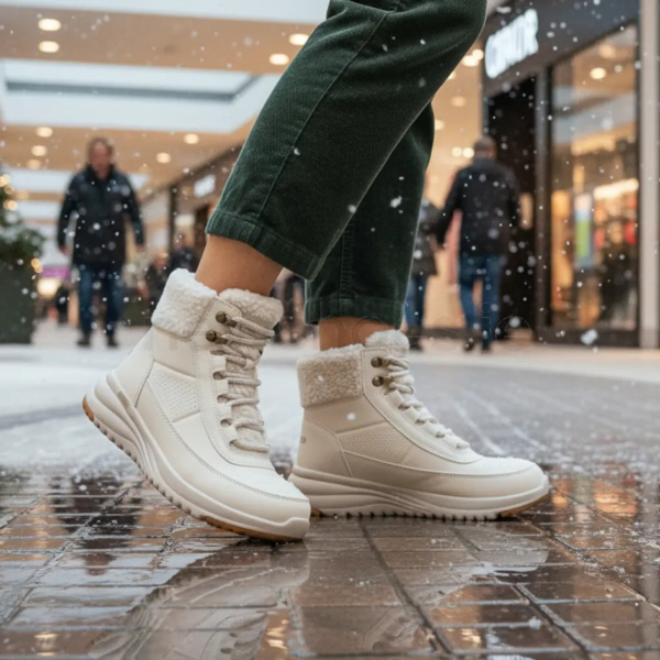 Ботинки женские Skechers ON-THE-GO STELLAR - ALPINE AD бежевый 144756-NAT