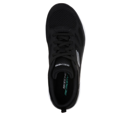 Кроссовки женские Skechers Summits Suited черный/белый 12982-BKW
