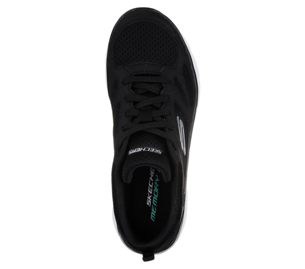 Кроссовки женские Skechers Summits Suited черный/белый 12982-BKW