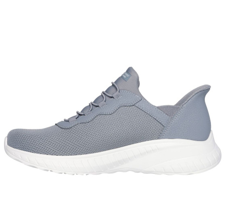 Кроссовки мужские Skechers Slip-ins: BOBS Sport Squad Chaos серый/белый 118300-GRY