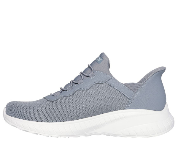 Кроссовки мужские Skechers Slip-ins: BOBS Sport Squad Chaos серый/белый 118300-GRY