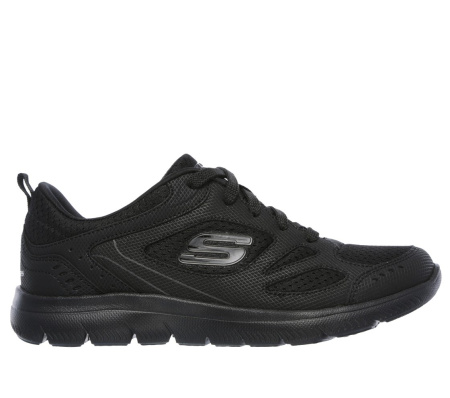 Кроссовки женские Skechers Summits Suited черный 12982-BBK