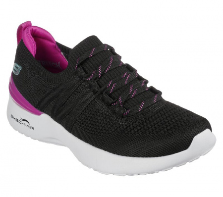 Слипоны женские Skechers SKECH-AIR DYNAMIGHT черный/фиолетовый Слипоны женские Skechers SKECH-AIR DYNAMIGHT черный/фиолетовый