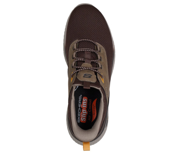 Кроссовки мужские Skechers Slip-Ins: Arch Fit Crosser - Chozen коричневый 211190-BRN