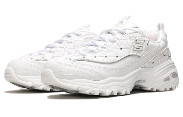 Кроссовки женские Skechers D'Lites - Glamour Feels белый 13087-WSL