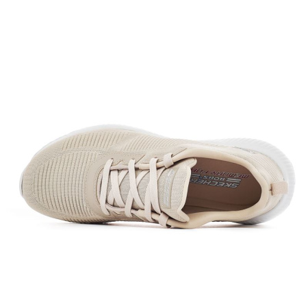 Кроссовки женские Skechers Bobs Squad Tough Talk бежевый 32504-NAT
