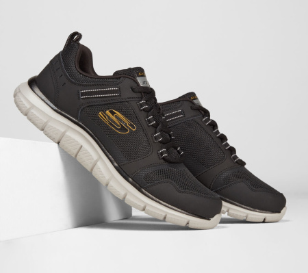 Кроссовки мужские Skechers Track - Knockhill черный/золотой 232001-BKGD Кроссовки мужские Skechers Track - Knockhill черный/золотой 232001-BKGD