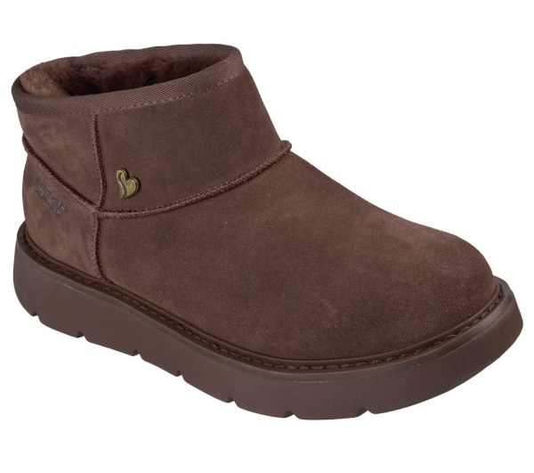 Ботинки женские Skechers Slip-ins: Keepsakes Cozy - Cozy Mini темно-коричневый 167848-CHOC