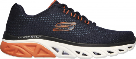 Кроссовки мужские Skechers GLIDE-STEP SPORT синий\оранжевый Кроссовки мужские Skechers GLIDE-STEP SPORT синий\оранжевый