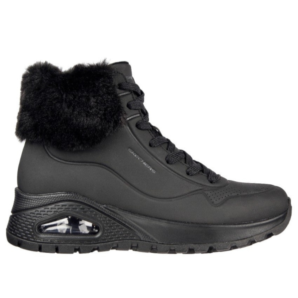 Ботинки женские Skechers UNO RUGGED - FALL AIR черный 167274-BBK