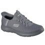 Кроссовки мужские Skechers Slip-Ins Summits - High Range серый 232457-GRY