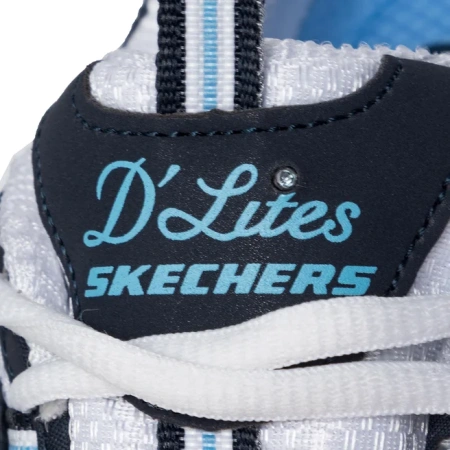Кроссовки женские Skechers D'Lites - Biggest Fan синий/белый 11930-NVW