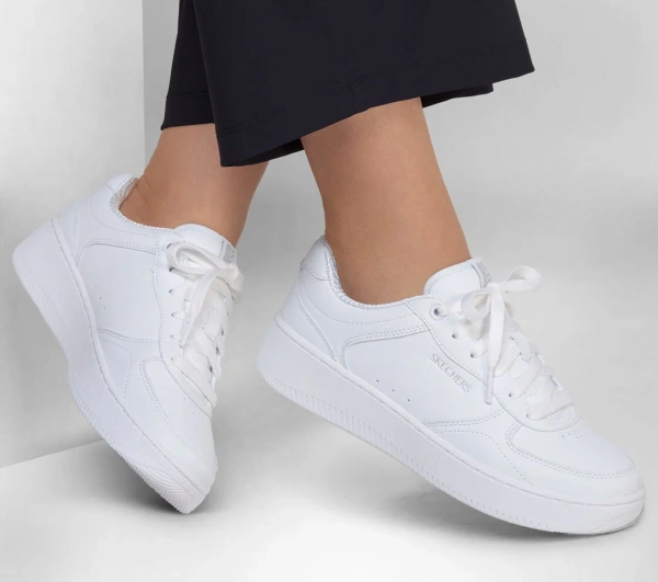 Кроссовки женские Skechers Sport Court 2.0 Core Essential белый 185160-WHT