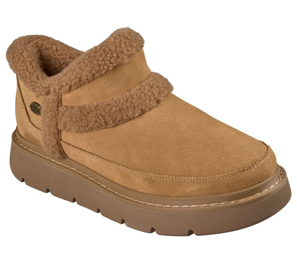 Ботинки женские Skechers Slip-ins BOBS Keepsakes Lite – Winter Snug коричневый 114895-CSNT