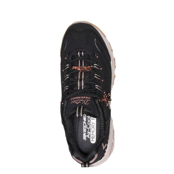 Кроссовки женские Skechers D'Lites - 20TH Anniversary черный 150876-BKRG