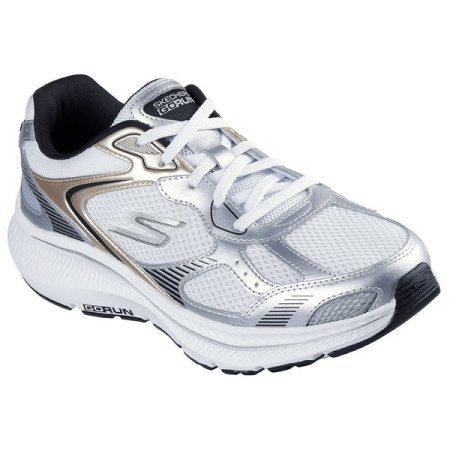 Кроссовки женские Skechers Go Run Consistent 2.0 - Volt белый/серебряный 128633-WSBK