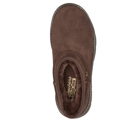 Ботинки женские Skechers Slip-ins: Keepsakes Cozy - Cozy Mini темно-коричневый 167848-CHOC