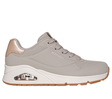 Кроссовки женские Skechers UNO - GOLDEN AIR коричневый 177094-TPE