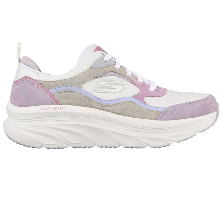 Кроссовки женские Skechers D'LUX WALKER Women's sport shoes белый/фиолетовый Кроссовки женские Skechers D'LUX WALKER Women's sport shoes белый/фиолетовый