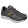 Кроссовки мужские Skechers D'LUX WALKER Men's sport shoes серый/оранжевый Кроссовки мужские Skechers D'LUX WALKER Men's sport shoes серый/оранжевый