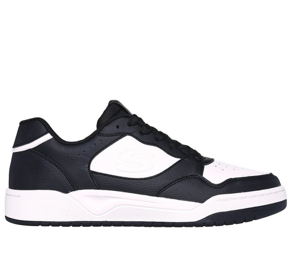 Кроссовки мужские Skechers Koopa Volley Low Varsity черный/белый 183240-BKW
