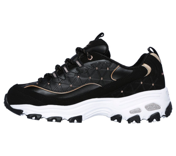 Кроссовки женские Skechers D'Lites Glamour Feels черный 13087-BKRG
