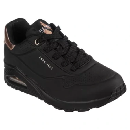 Кроссовки женские Skechers Uno - Golden Air черный 177094-BBK