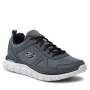 Кроссовки мужские Skechers Track угольный/черный 52631-CCBK