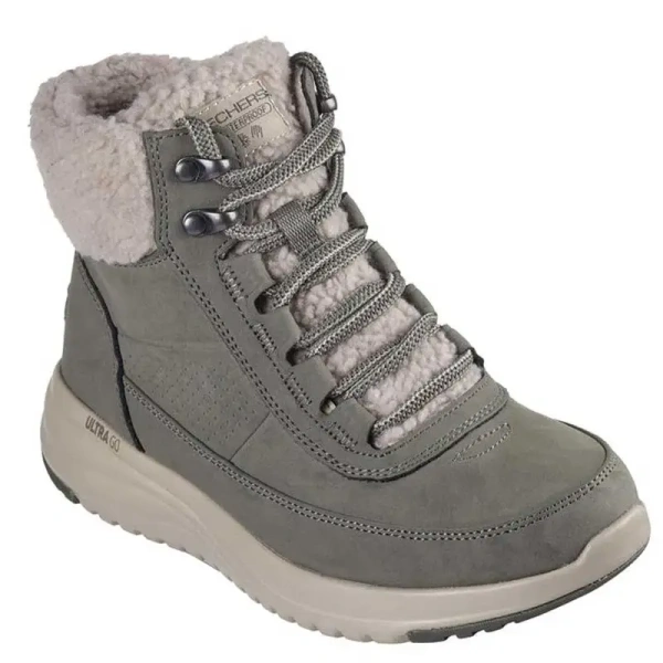 Ботинки женские Skechers ON-THE-GO STELLAR - ALPINE AD оливковый 144756-OLV