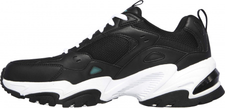 Кроссовки мужские Skechers STAMINA V2 Men's sport shoes черный/зеленый Кроссовки мужские Skechers STAMINA V2 Men's sport shoes черный/зеленый