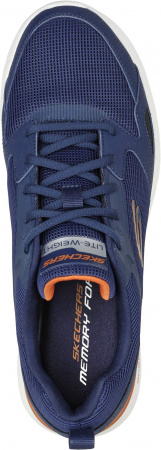 Кроссовки мужские Skechers SKECH-AIR DYNAMIGHT синий\оранжевый Кроссовки мужские Skechers SKECH-AIR DYNAMIGHT синий\оранжевый