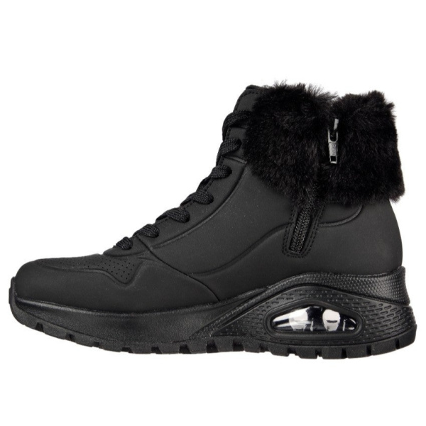 Ботинки женские Skechers UNO RUGGED - FALL AIR черный 167274-BBK