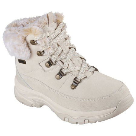 Ботинки женские Skechers TREGO - SNOW WORRIES бежевый 167882-NAT
