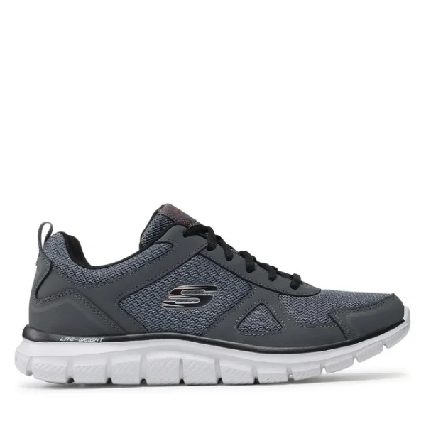Кроссовки мужские Skechers Track угольный/черный 52631-CCBK