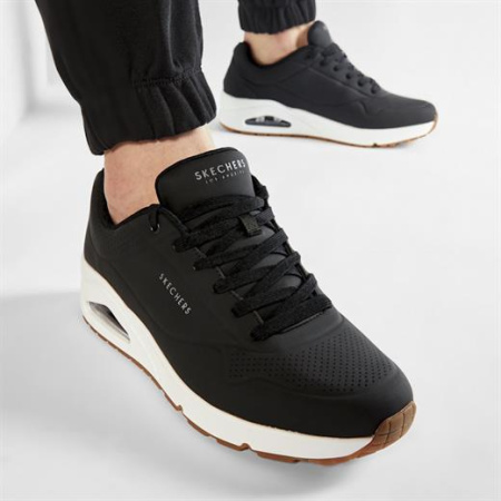 Кроссовки мужские SKECHERS Uno-Stand On Air черный 52458-BLK