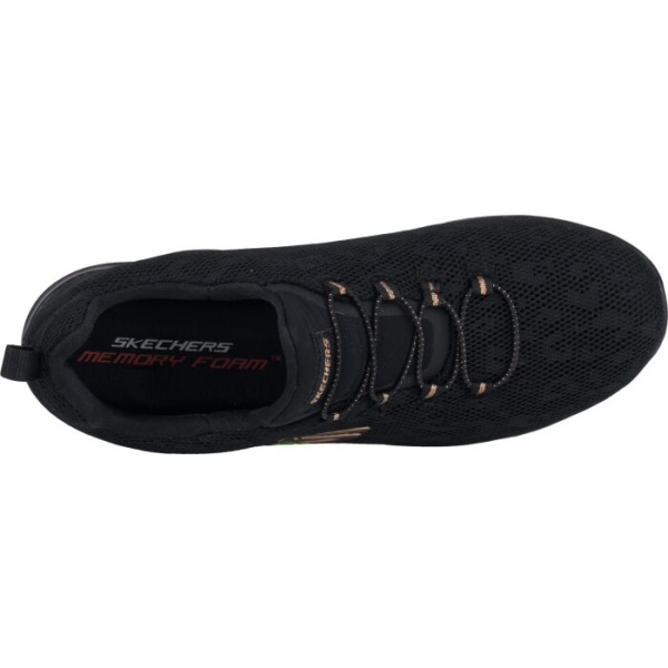 Кроссовки женские Skechers Summits Leopard Spot черный 149037-BKRG
