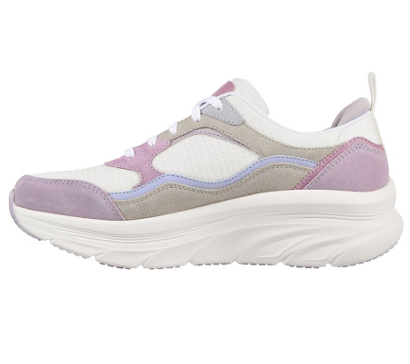 Кроссовки женские Skechers D'LUX WALKER Women's sport shoes белый/фиолетовый Кроссовки женские Skechers D'LUX WALKER Women's sport shoes белый/фиолетовый