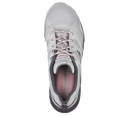 Кроссовки женские для бега Skechers HILLCREST серый/розовый Кроссовки женские для бега Skechers HILLCREST серый/розовый
