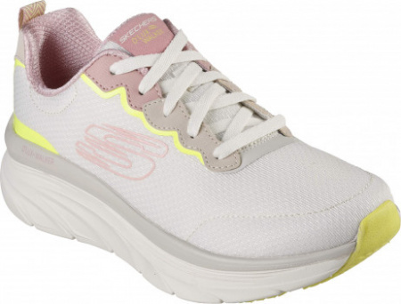 Кроссовки женские Skechers D'LUX WALKER белый/розовый Кроссовки женские Skechers D'LUX WALKER белый/розовый