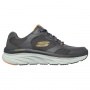 Кроссовки мужские Skechers D'LUX WALKER Men's sport shoes серый/оранжевый Кроссовки мужские Skechers D'LUX WALKER Men's sport shoes серый/оранжевый