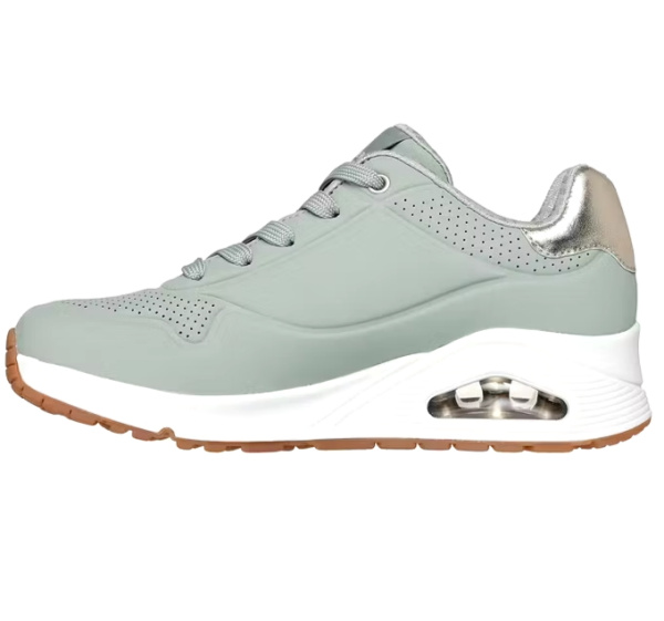 Кроссовки женские Skechers UNO - GOLDEN AIR зеленый 177094-SAGE