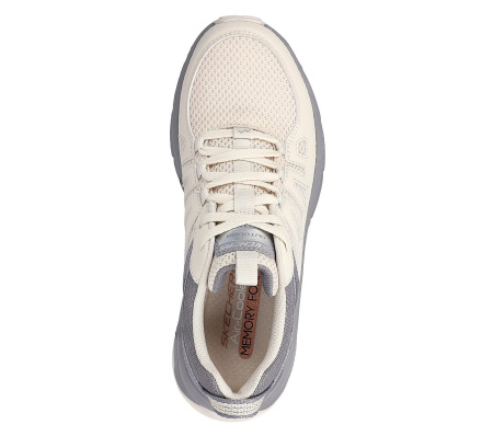 Кроссовки женские Skechers Switch Back - Cascades бежевый/серый 180162-NTGY