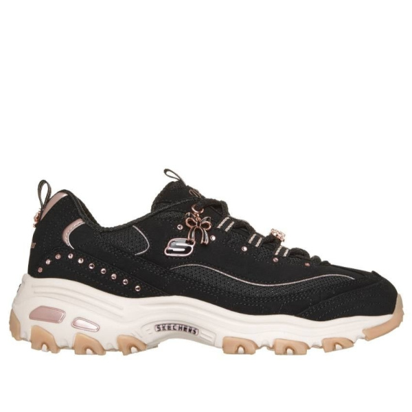 Кроссовки женские Skechers D'Lites - 20TH Anniversary черный 150876-BKRG
