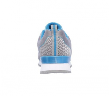 Кеды женские SKECHERS OG 85 - QUICK STITCH Women's half boots (keds) серый/голубой Кеды женские SKECHERS OG 85 - QUICK STITCH Women's half boots (keds) серый/голубой