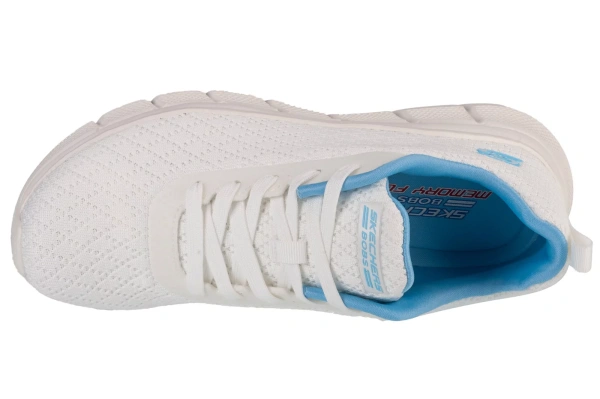 Кроссовки женские Skechers Bobs Sport B Flex Quick Pivot белый/голубой 117328-OFWT