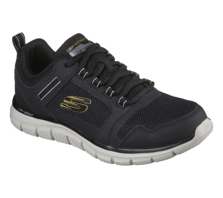 Кроссовки мужские Skechers Track - Knockhill черный/золотой 232001-BKGD Кроссовки мужские Skechers Track - Knockhill черный/золотой 232001-BKGD