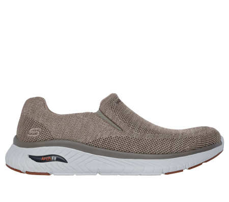 Кроссовки мужские Skechers Arch Fit Crosser Locke коричневый 205345-TPE
